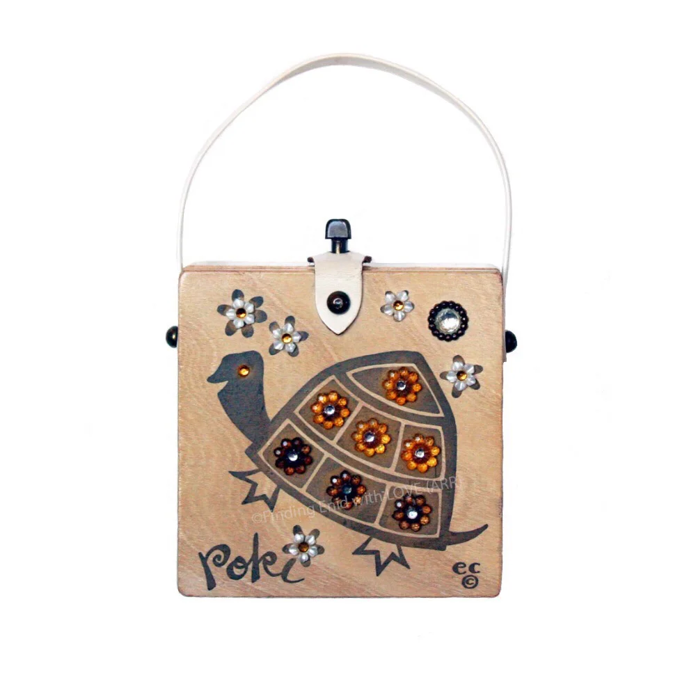 Finding Enid with LOVE - Poki Box Bag (version 4, square, black